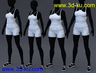 3D打印模型Be Carefree Outfit for Genesis 8 Female(s)的图片