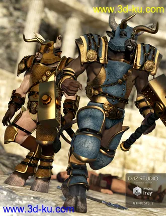 3D打印模型Beastial Battle Armor Knossos Textures的图片