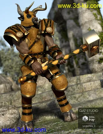 3D打印模型Beastial Battle Armor Knossos Textures的图片