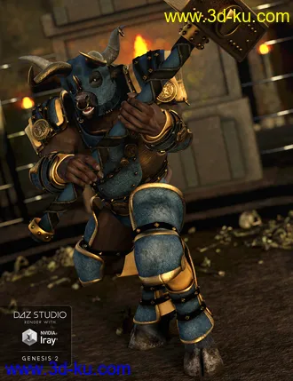 3D打印模型Beastial Battle Armor Knossos Textures的图片