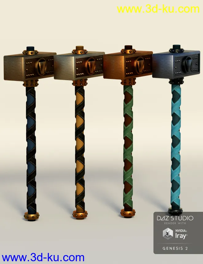 Beastial Battle Armor Knossos Textures模型的图片6