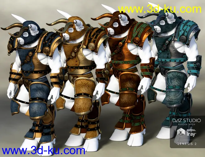 Beastial Battle Armor Knossos Textures模型的图片7