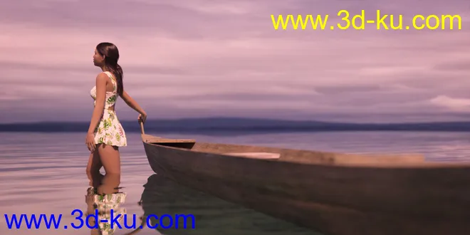 Beauty In Paradise - Ligaya And The Philippine Island Hut - Genesis 8 Female模型的图片4