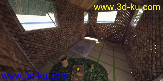 Beauty In Paradise - Ligaya And The Philippine Island Hut - Genesis 8 Female模型的图片11