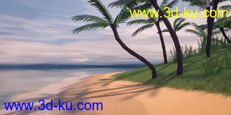 3D打印模型Beauty In Paradise - Ligaya And The Philippine Island Hut - Genesis 8 Female的图片