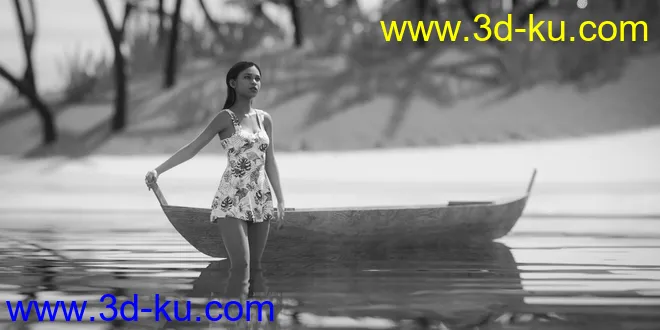 Beauty In Paradise - Ligaya And The Philippine Island Hut - Genesis 8 Female模型的图片17