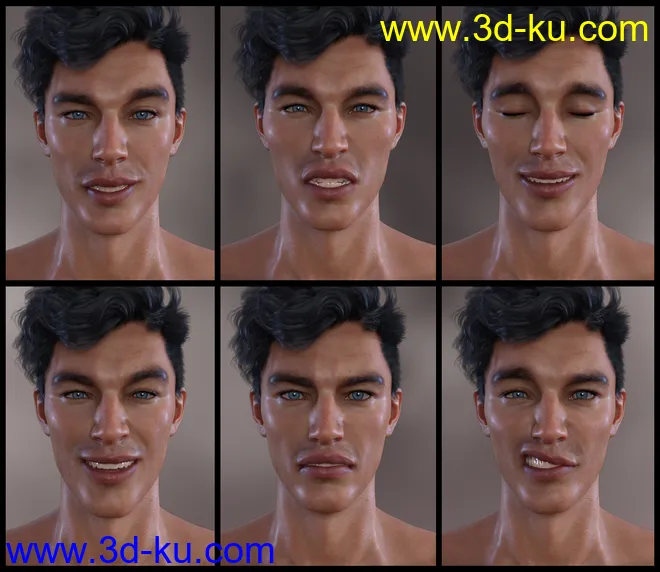 Bedeviled Poses for Torment 8.1 and Genesis 8.1 Male模型的图片6