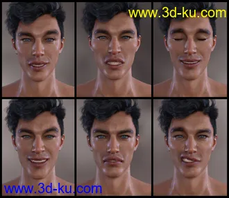 3D打印模型Bedeviled Poses for Torment 8.1 and Genesis 8.1 Male的图片
