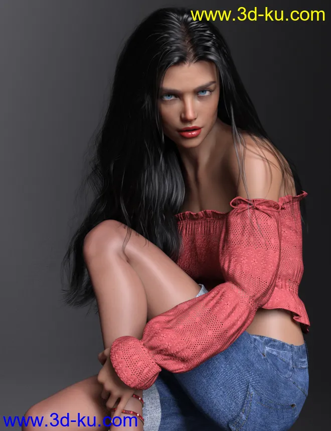 Bella HD for Genesis 8.1 Female模型的图片6