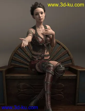 3D打印模型Beulah and Expressions for Genesis 8.1 Female的图片