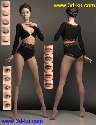 3D打印模型Beulah and Expressions for Genesis 8.1 Female的图片