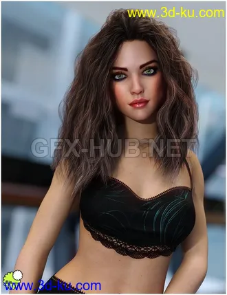 3D打印模型Biscuits Kit Hair with dForce for Genesis 8 Female的图片