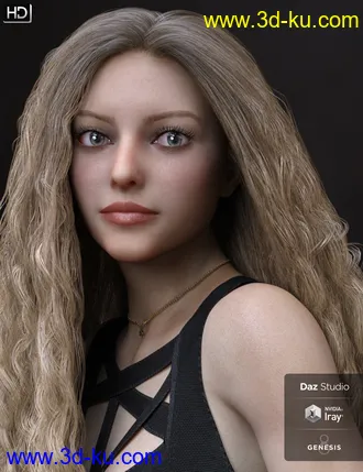3D打印模型Blair HD and Expressions for Genesis 8 Female的图片