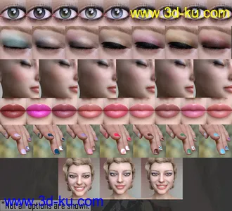 3D打印模型Blair HD and Expressions for Genesis 8 Female的图片