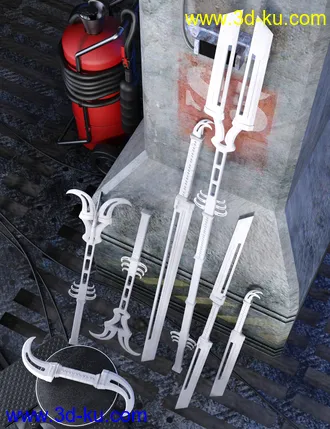 3D打印模型Blaze Weapons Collection的图片