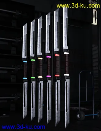 3D打印模型Blaze Weapons Collection的图片