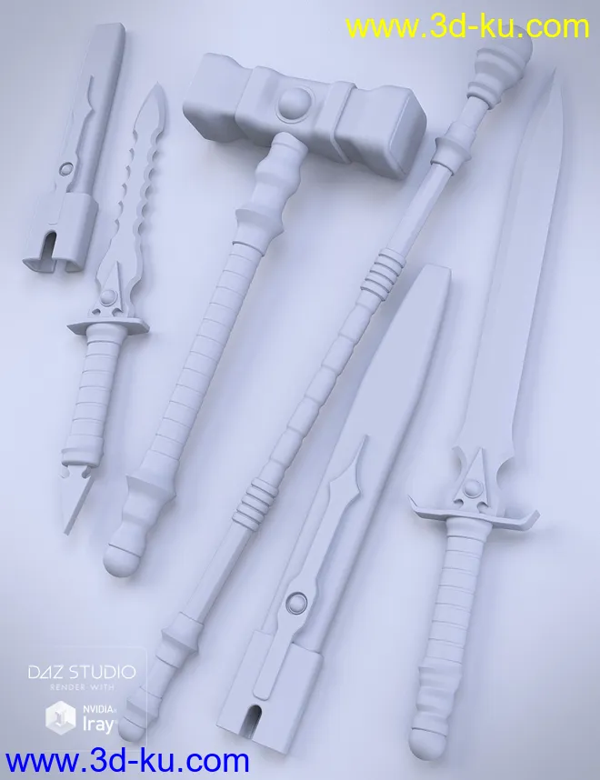 Bloodstone Weapons模型的图片8