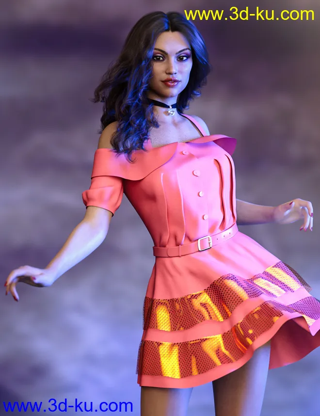 Bloom HD for Genesis 8.1 Female模型的图片6