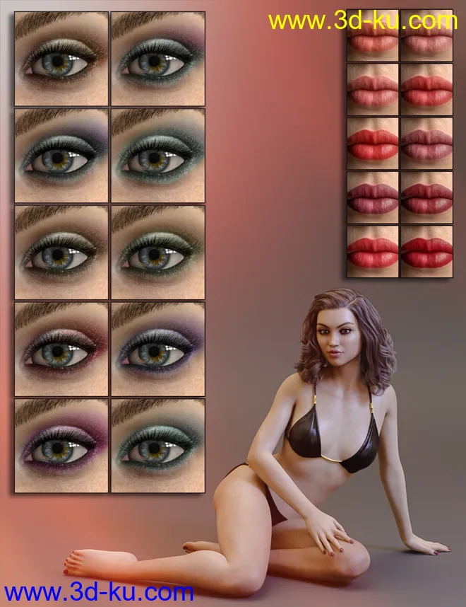 Bloom HD for Genesis 8.1 Female模型的图片10