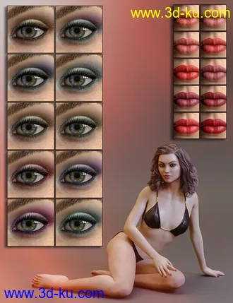 3D打印模型Bloom HD for Genesis 8.1 Female的图片