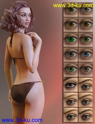 3D打印模型Bloom HD for Genesis 8.1 Female的图片