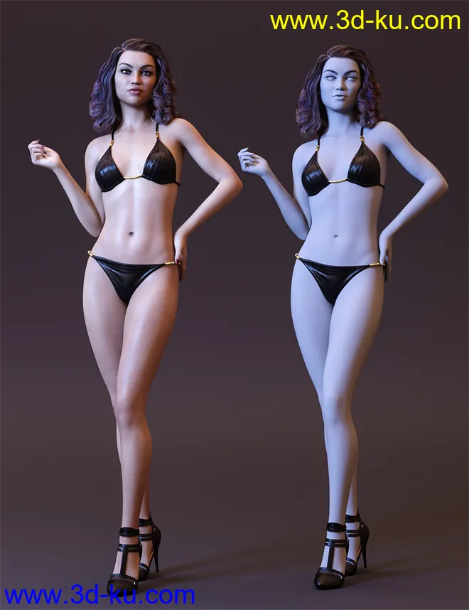 Bloom HD for Genesis 8.1 Female模型的图片12