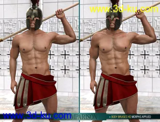 3D打印模型Body Bruises Morphs for Genesis 8 Male(s)的图片
