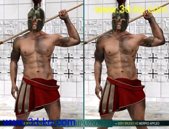 3D打印模型Body Bruises Morphs for Genesis 8 Male(s)的图片