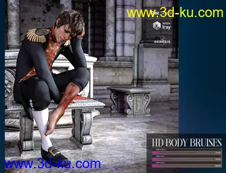 3D打印模型Body Bruises Morphs for Genesis 8 Male(s)的图片
