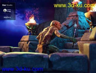 Body Wounds HD Morphs for Genesis 8 Male(s)模型的图片21