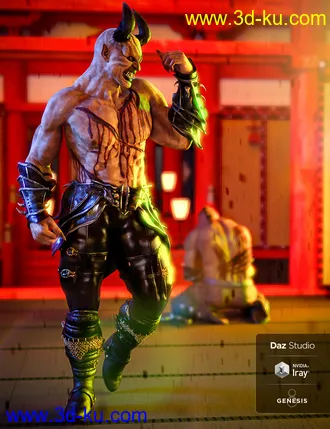 3D打印模型Body Wounds HD Morphs for Genesis 8 Male(s)的图片