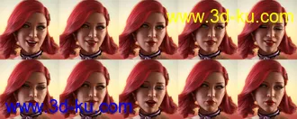 3D打印模型Bombshell Poses and Expressions的图片