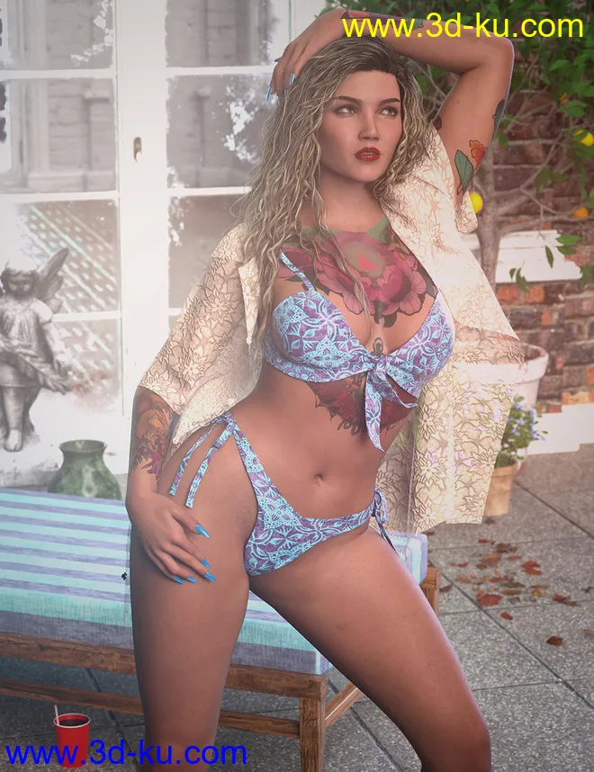 Bombshell Poses and Expressions模型的图片9