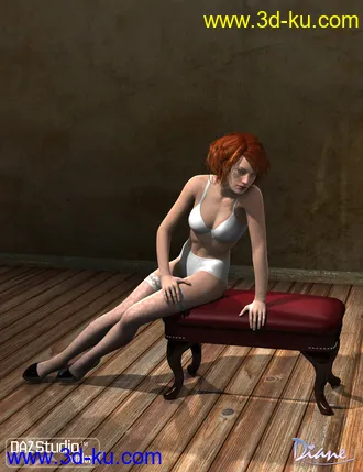 3D打印模型Boudoir Poses for V6 and Genesis 2 Female的图片