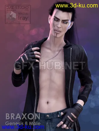 3D打印模型Braxon for Genesis 8 Male的图片
