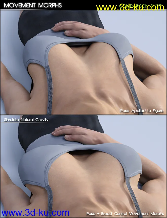 Breast Control for Genesis 3 and 8 Males模型的图片4