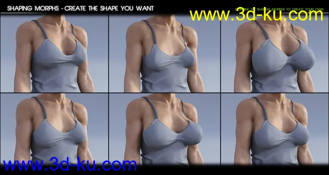 Breast Control for Genesis 3 and 8 Males模型的图片10
