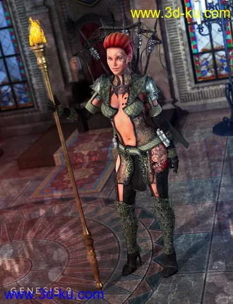 3D打印模型Briar Princess For Genesis 2 Female(s)的图片