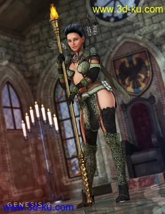 3D打印模型Briar Princess For Genesis 2 Female(s)的图片