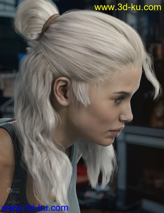 Briggs Hair for Genesis 8 Male and Females模型的图片5