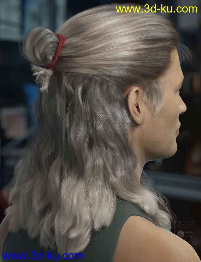 Briggs Hair for Genesis 8 Male and Females模型的图片9