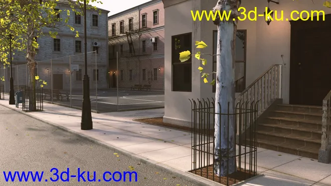 Brooklyn Basketball Court模型的图片7