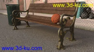 3D打印模型Brooklyn Basketball Court的图片