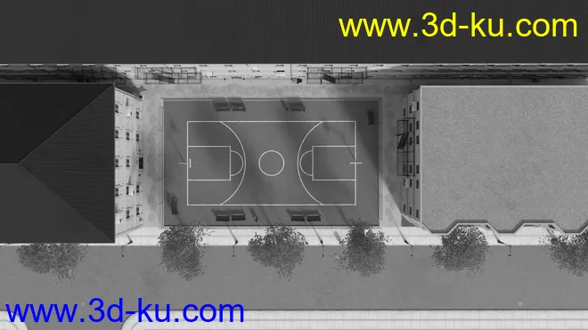 Brooklyn Basketball Court模型的图片10