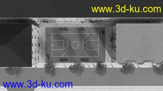 3D打印模型Brooklyn Basketball Court的图片