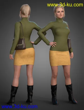 3D打印模型Bunny Dreams Outfit Textures的图片