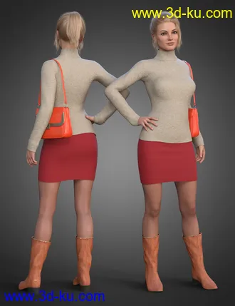 3D打印模型Bunny Dreams Outfit Textures的图片
