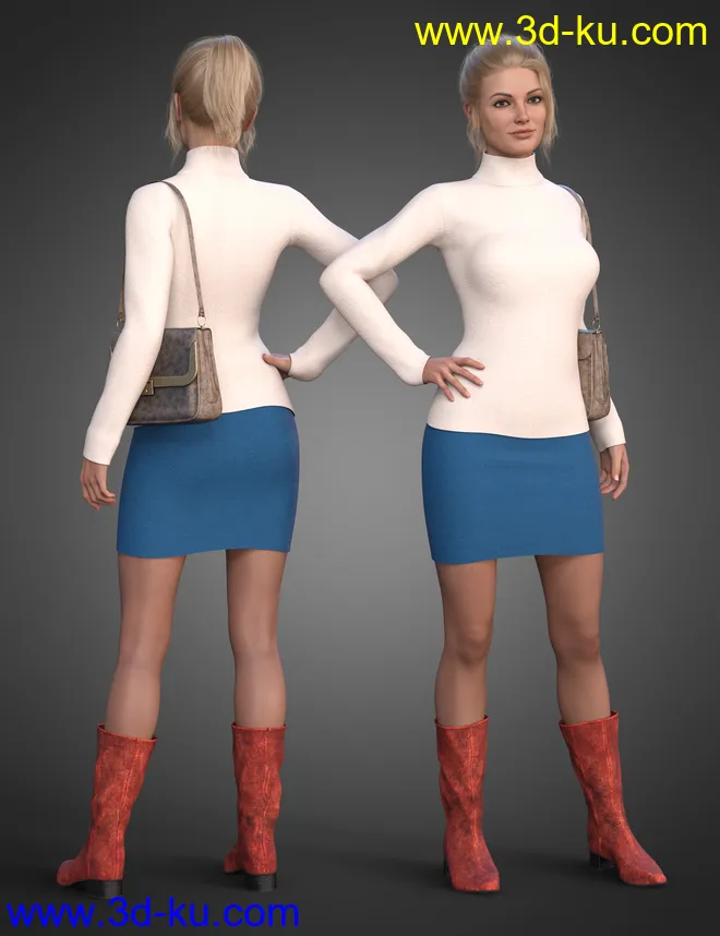 Bunny Dreams Outfit Textures模型的图片6