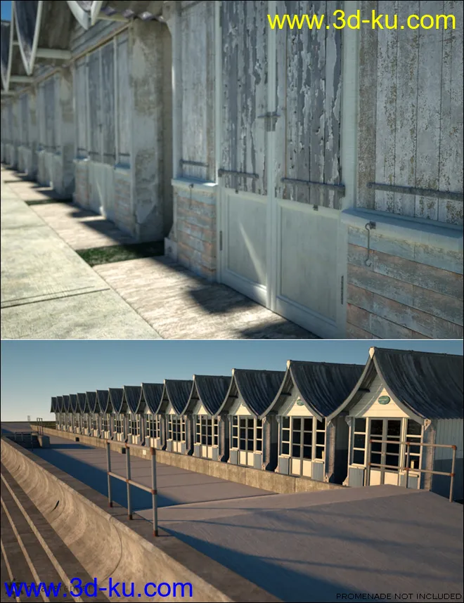 By the Seaside Beach Huts模型的图片3
