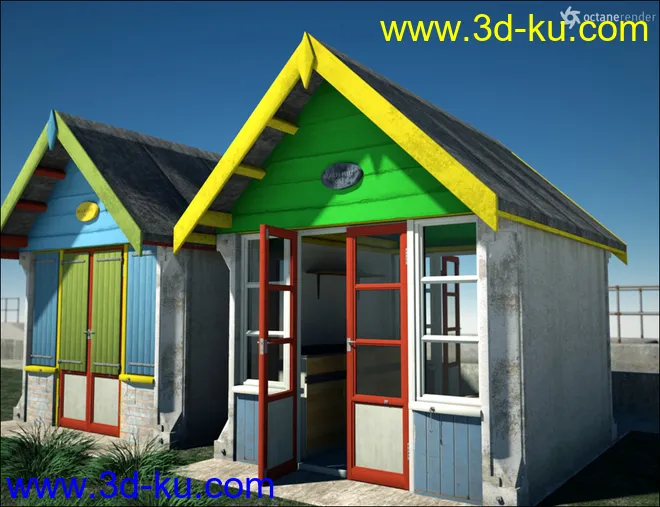 By the Seaside Beach Huts模型的图片9